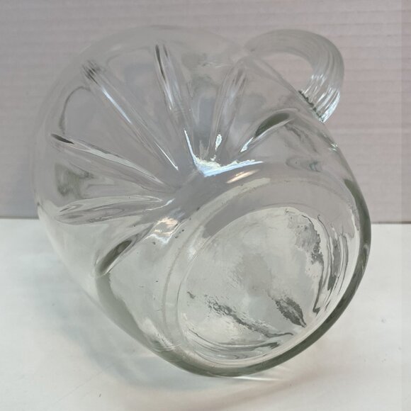 Federal Glass Large Vintage Water Pitcher, "Star" or Star Burst Model / Carafe - Picture 5 of 6